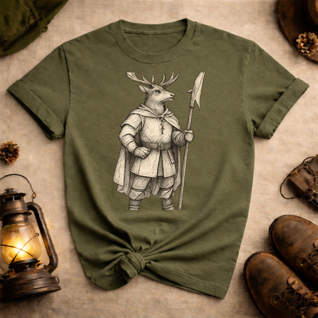 Stag with Glaive T-Shirt