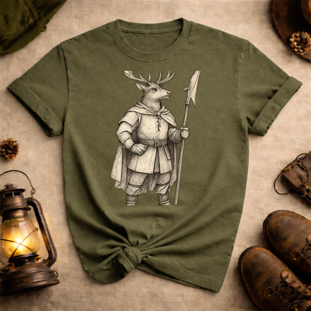 Stag with Glaive T-Shirt