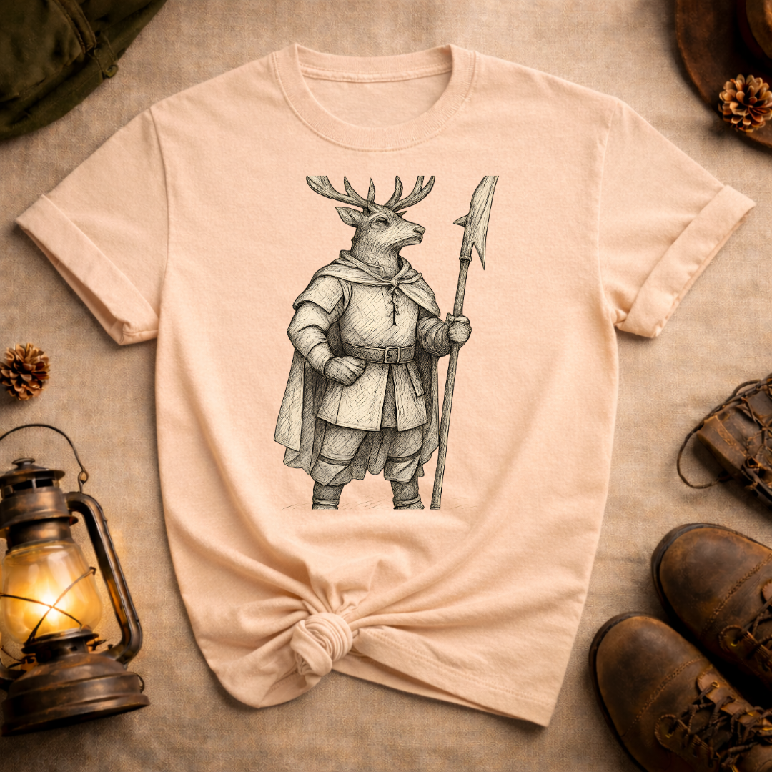 Stag with Glaive T-Shirt