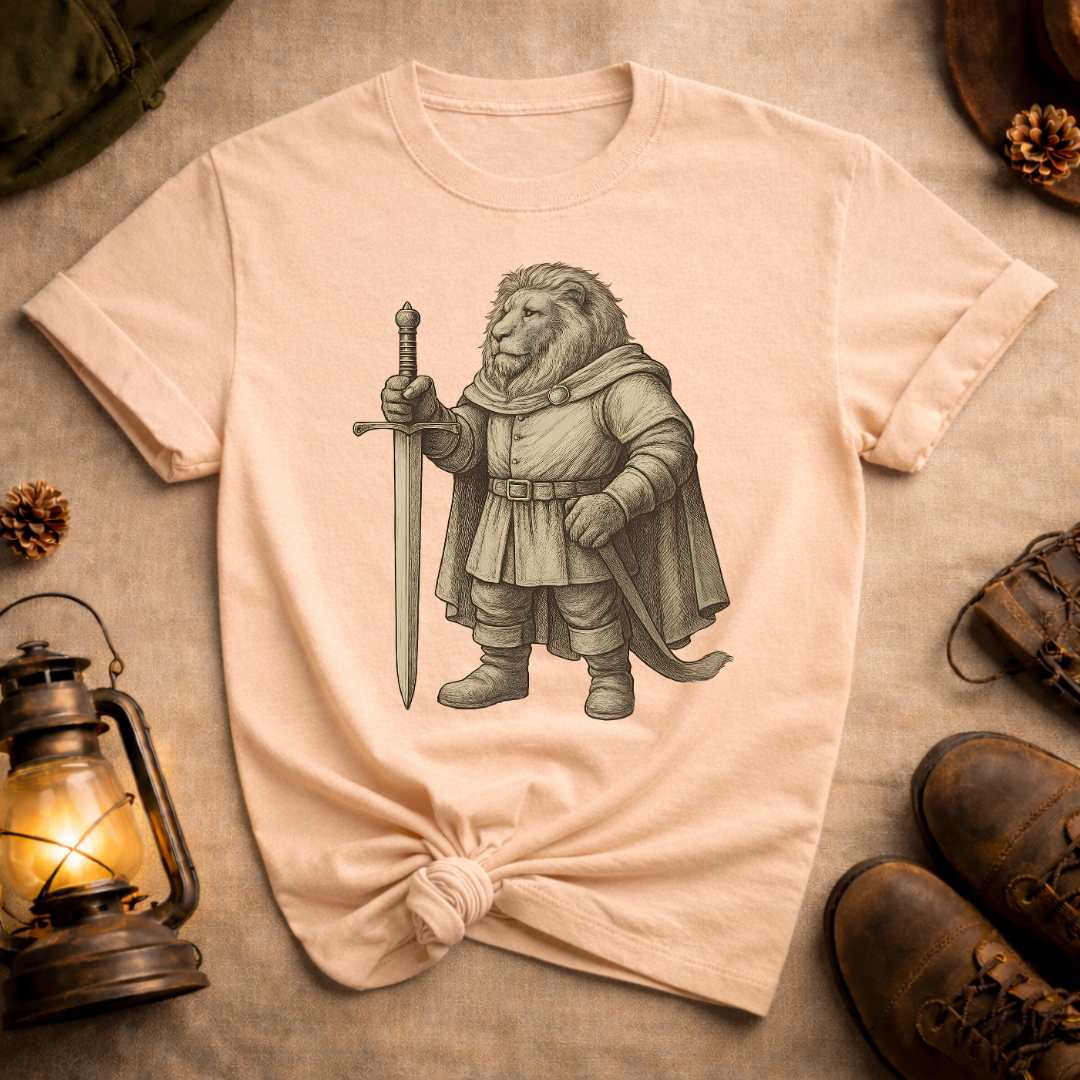 Lion with Broadsword T-Shirt