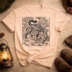Korean Folk Art Tiger T-Shirt