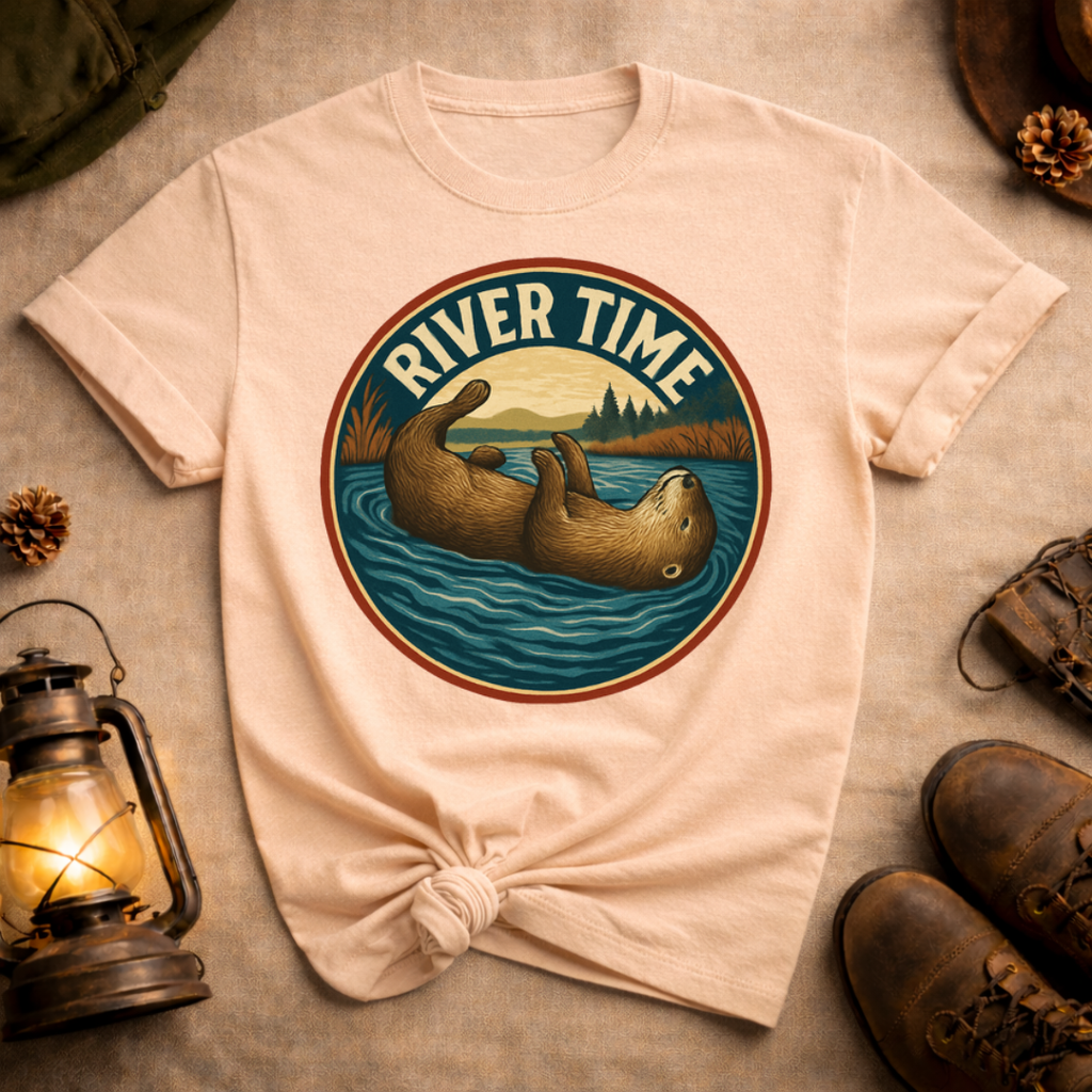 River Time Otter T-Shirt