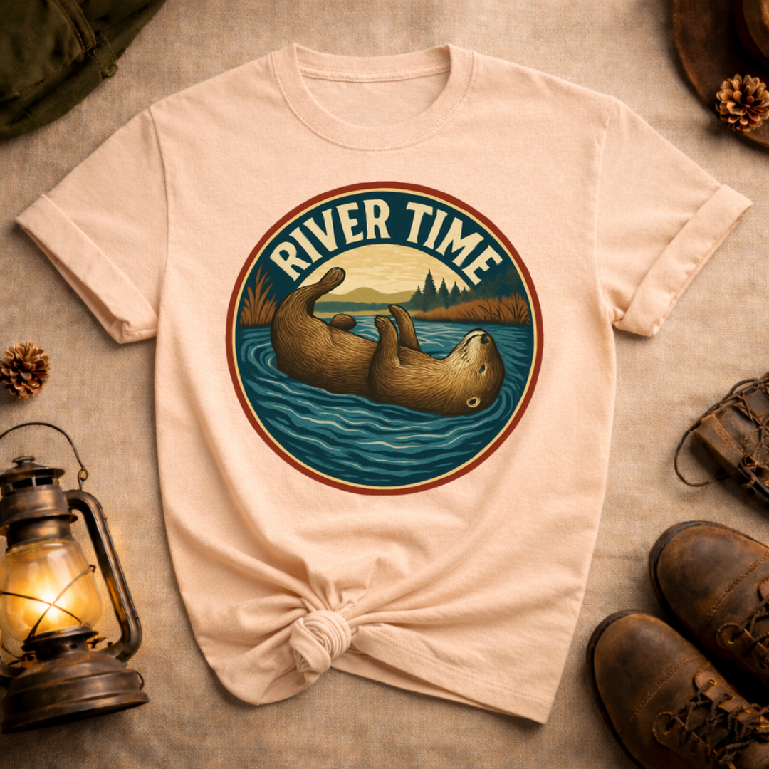 River Time Otter T-Shirt