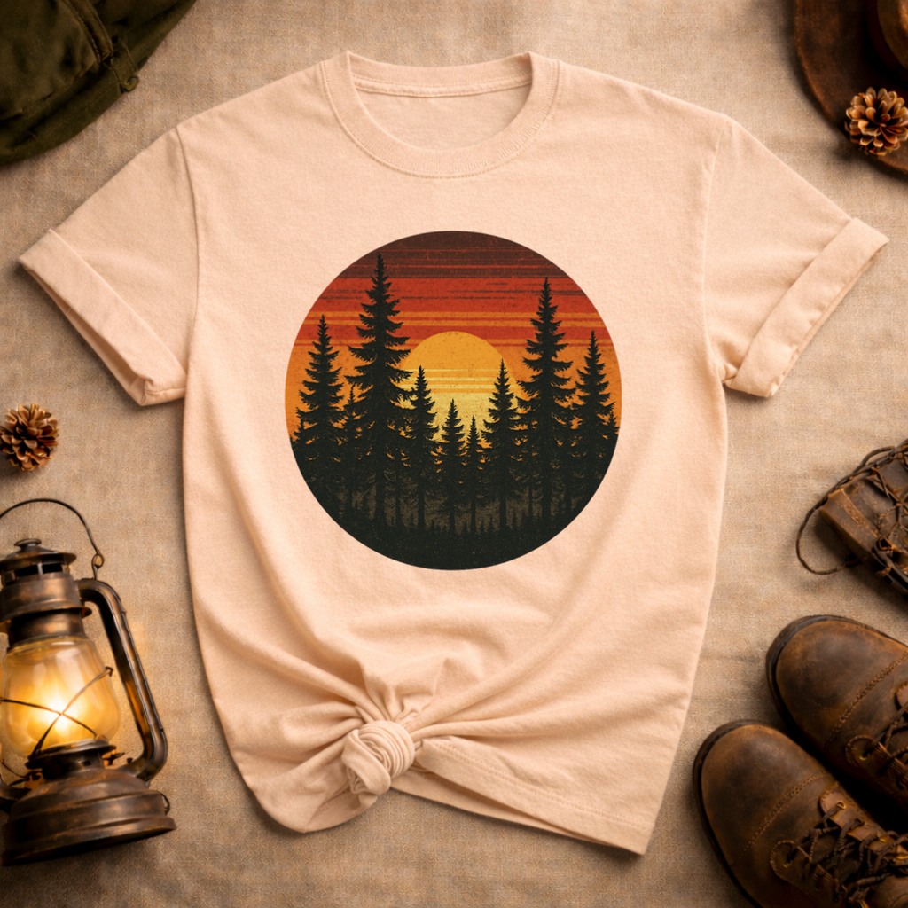 Vintage Style Sunset T-Shirt