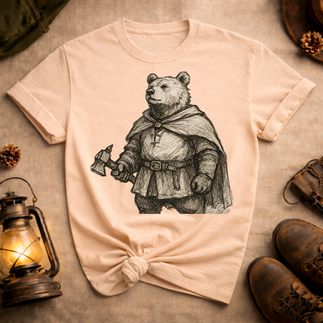Bear with Warhammer T-Shirt