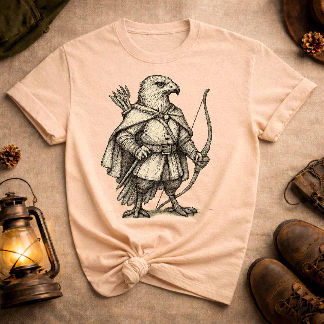 Hawk with Bow T-Shirt