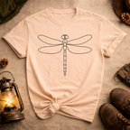 Dragonfly Line Art T-Shirt