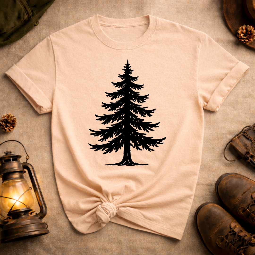 Pine Tree Silhouette T-Shirt