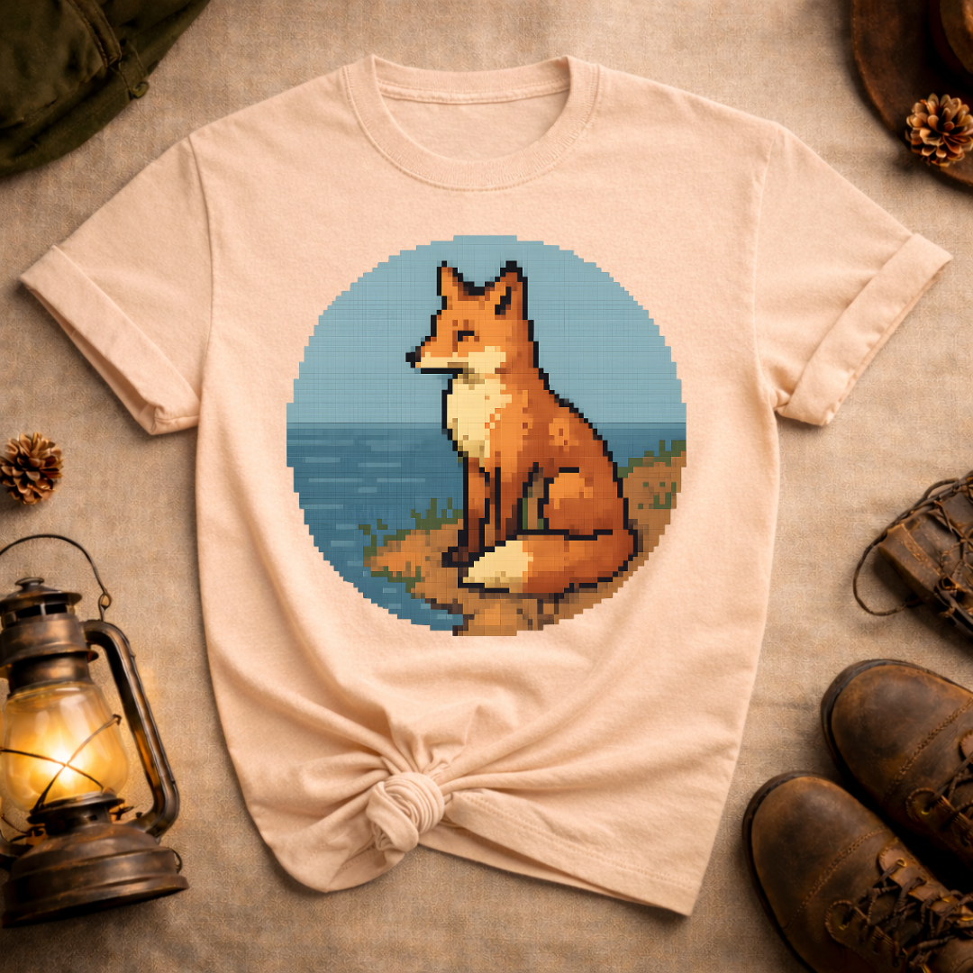 Pixel Art Fox T-Shirt