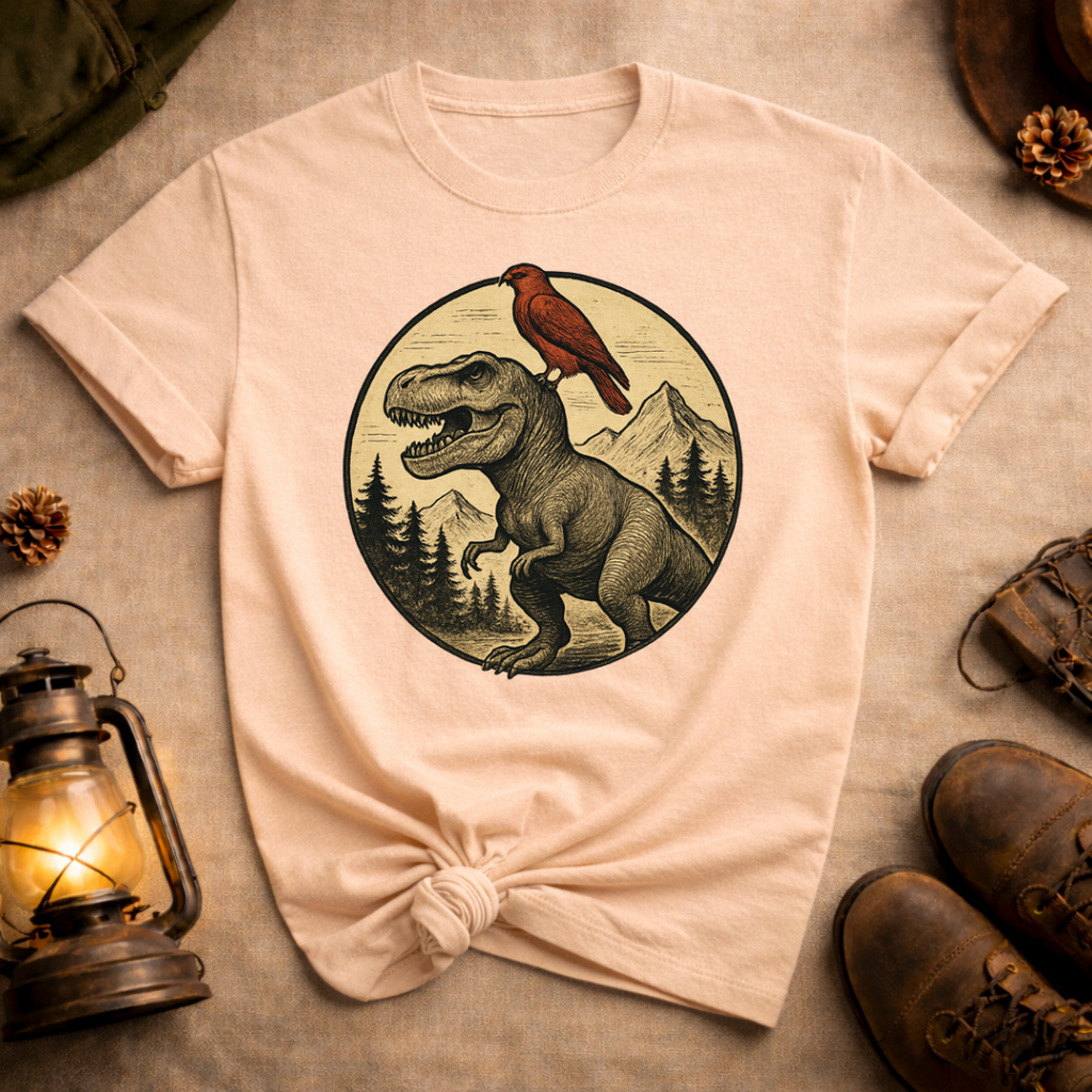 T-Rex and Hawk T-Shirt
