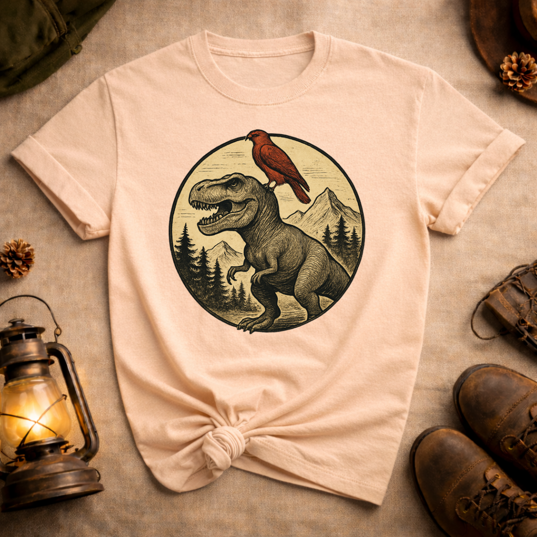 T-Rex and Hawk T-Shirt
