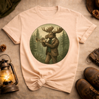 Moose with Trumpet T-Shirt
