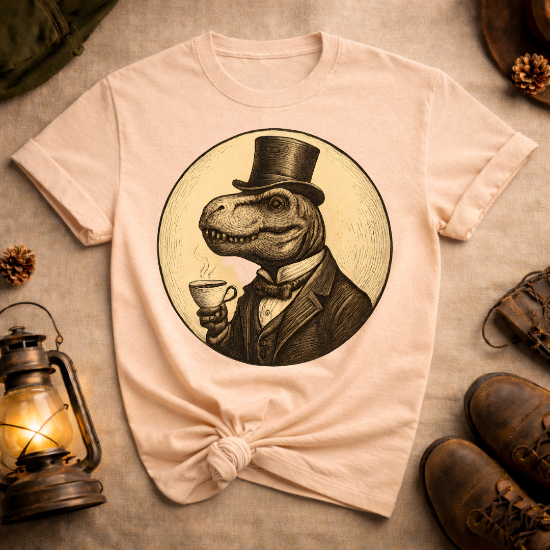 Dapper T-Rex T-Shirt