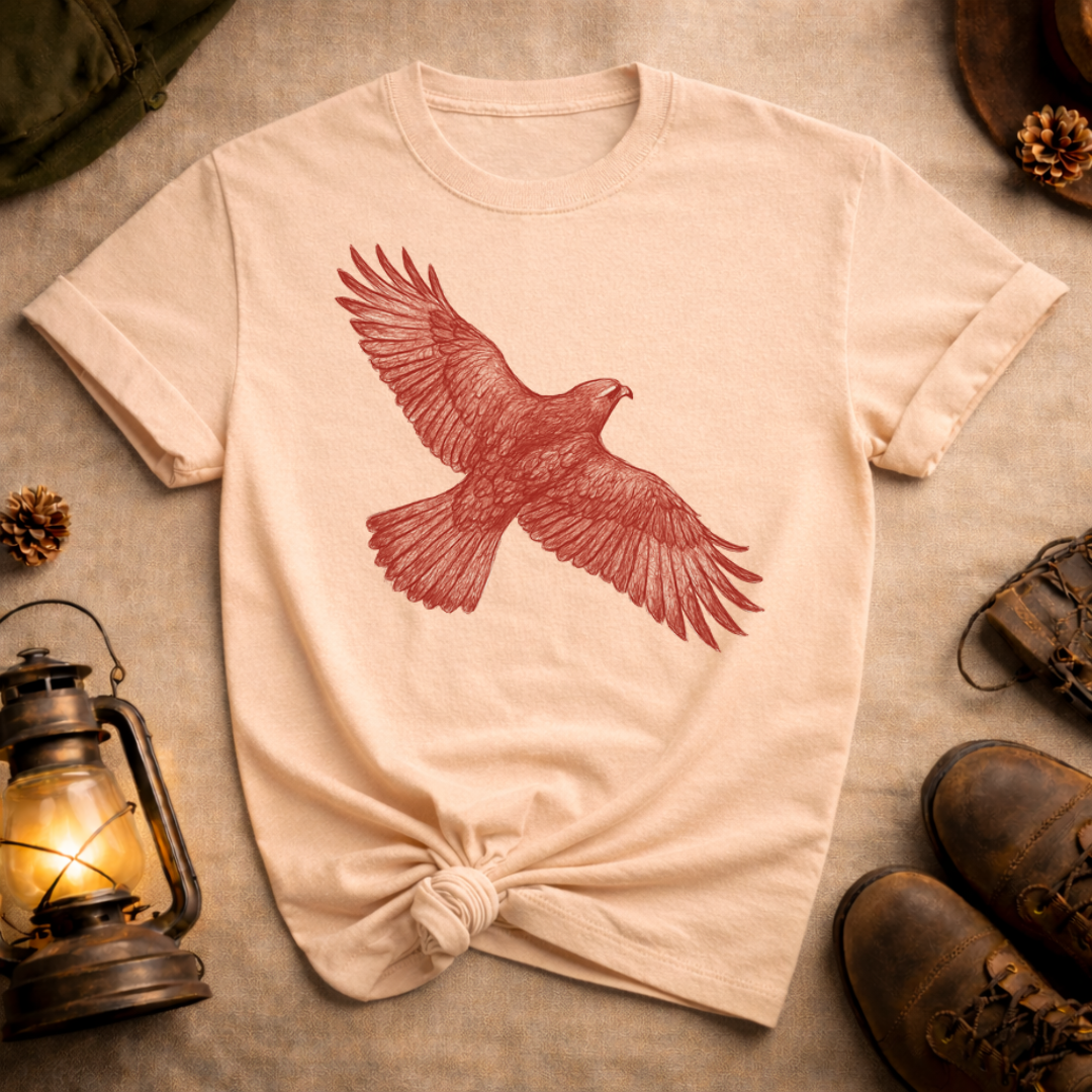Hawk in Flight T-Shirt