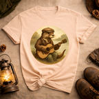 Otter with Guitar T-Shirt