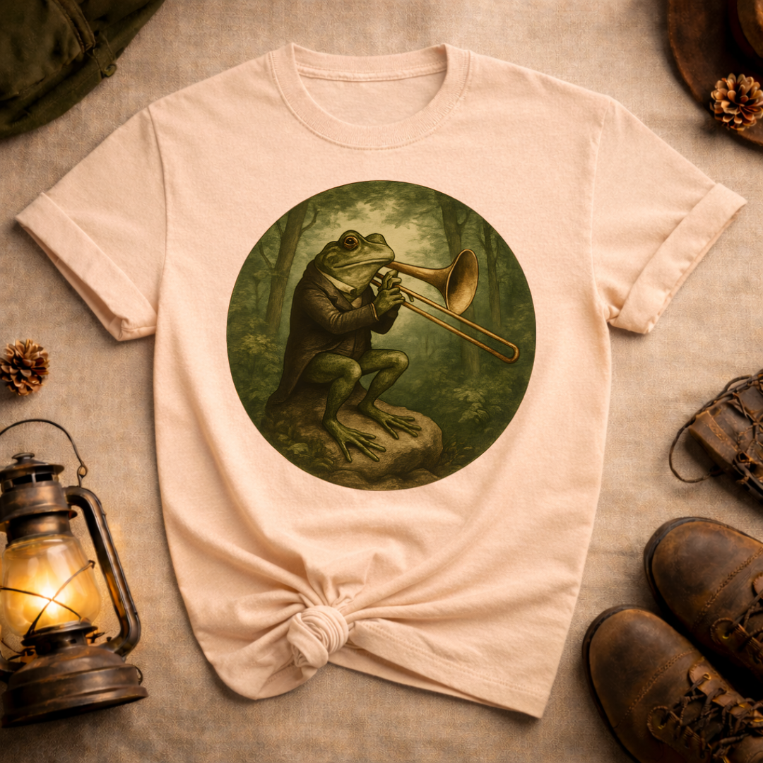 Frog Playing Trombone T-Shirt