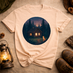 Pixel Art Cabin T-Shirt
