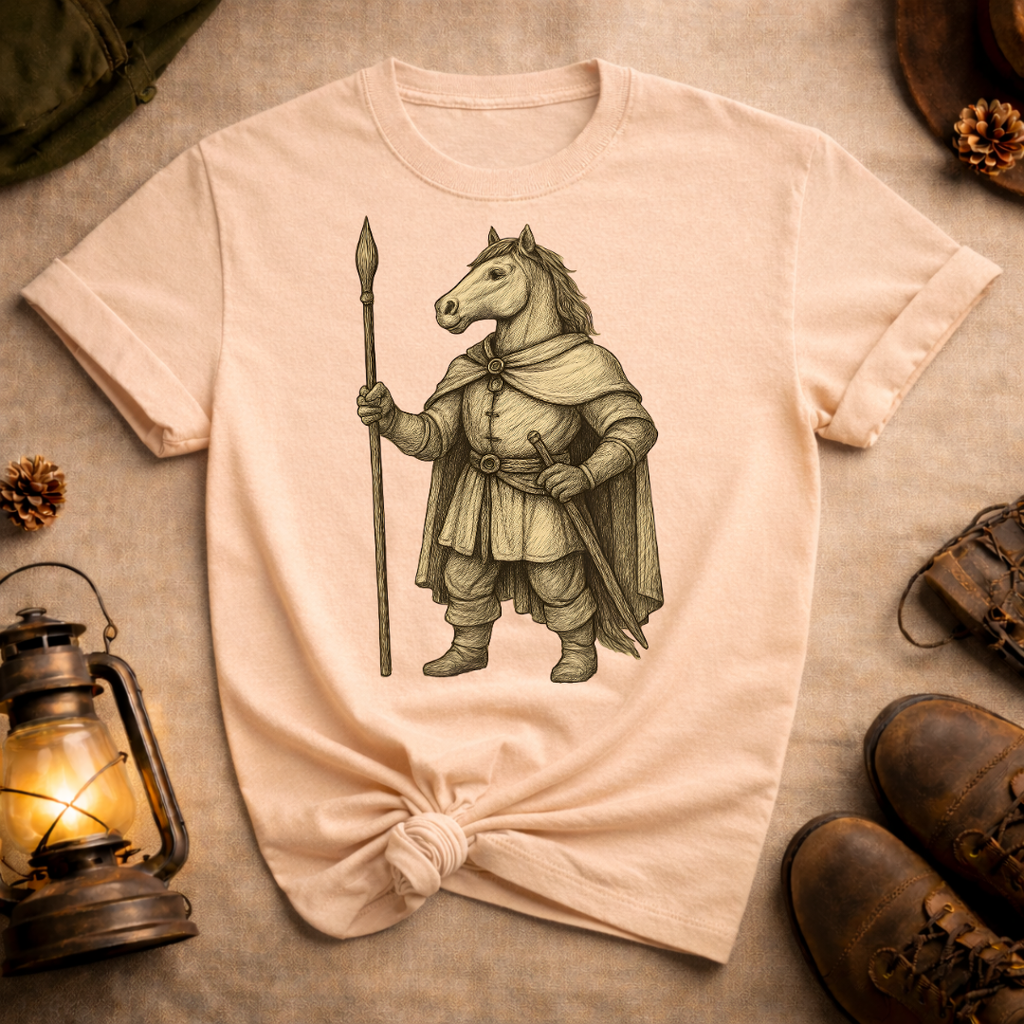 Horse with Spear T-Shirt