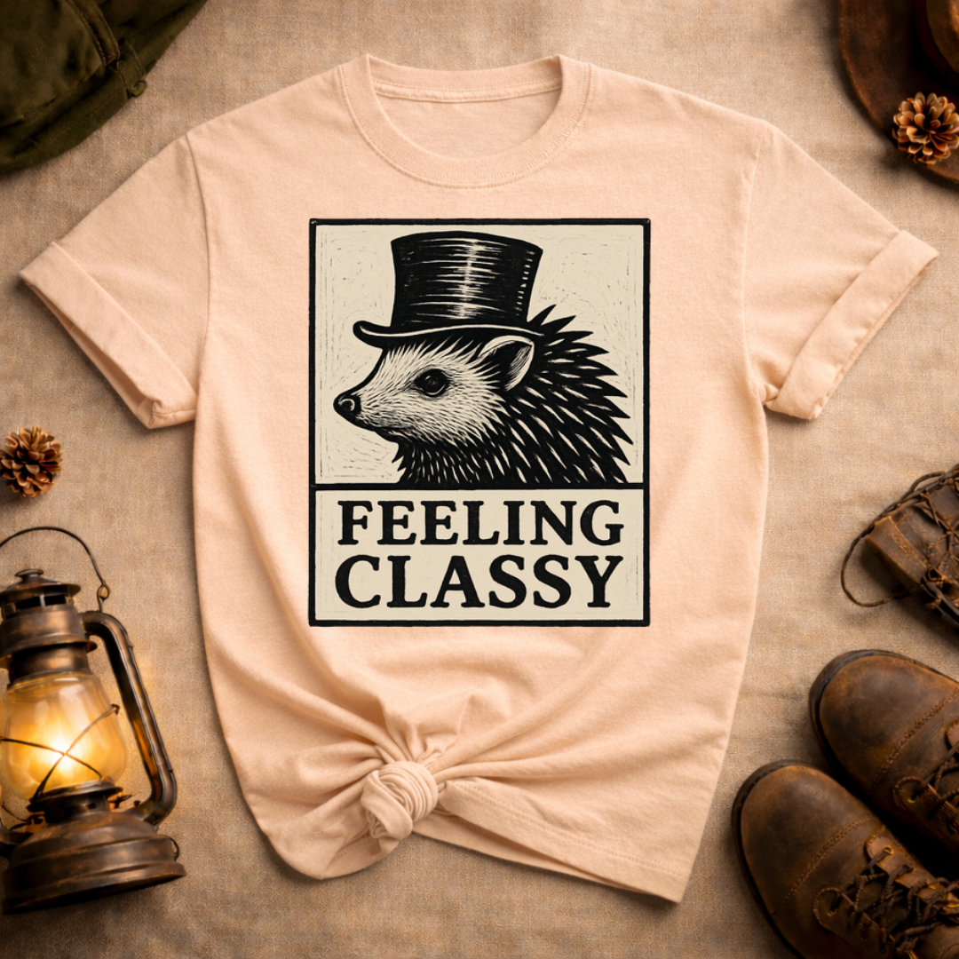 Hedgehog Feeling Classy T-Shirt