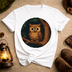 Pixel Art Owl T-Shirt