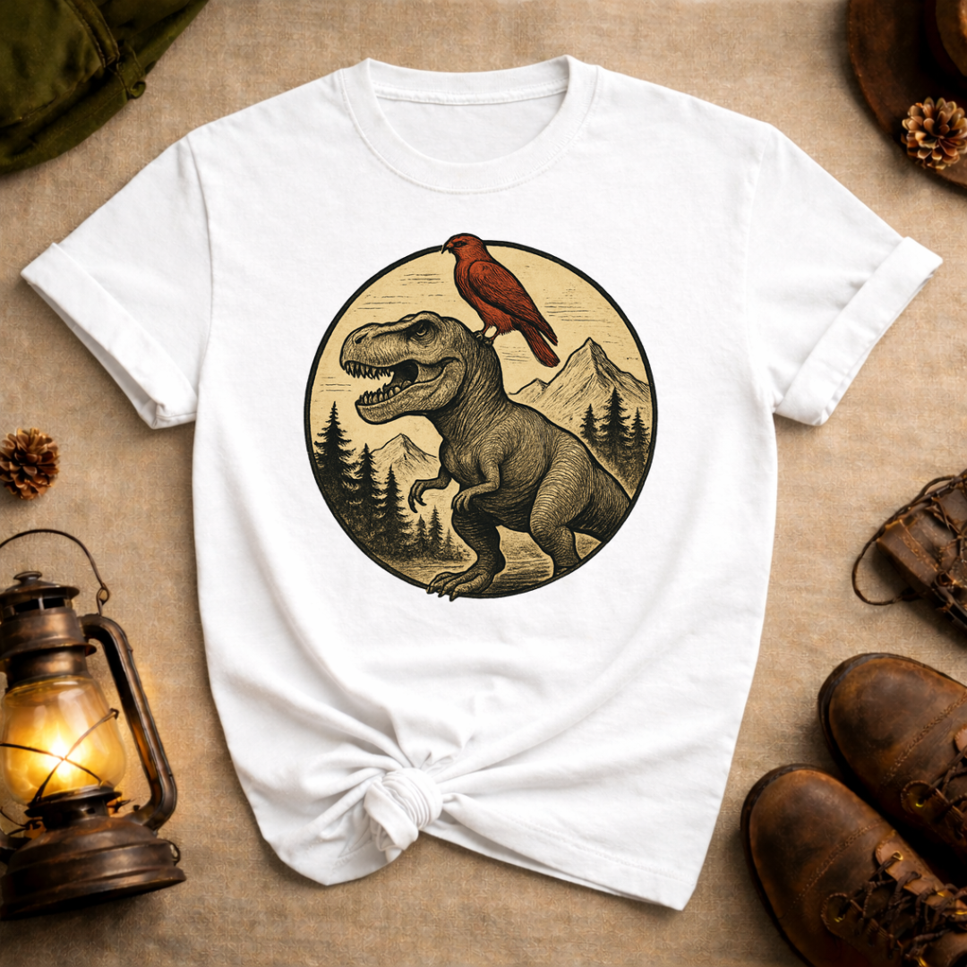 T-Rex and Hawk T-Shirt