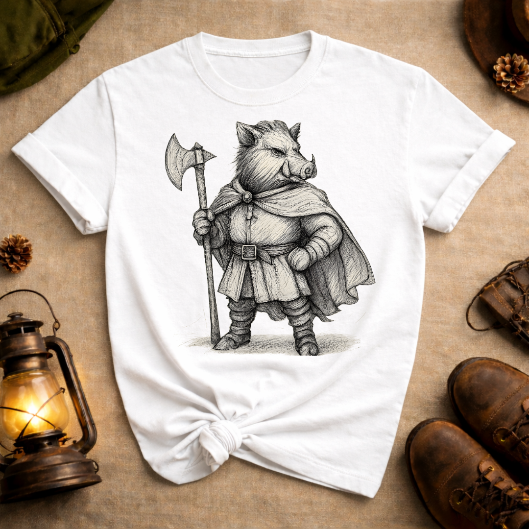 Boar with Ax T-Shirt
