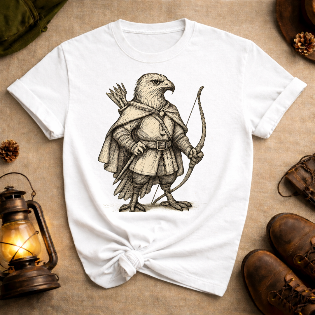 Hawk with Bow T-Shirt