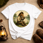 Horse with Harmonica T-Shirt