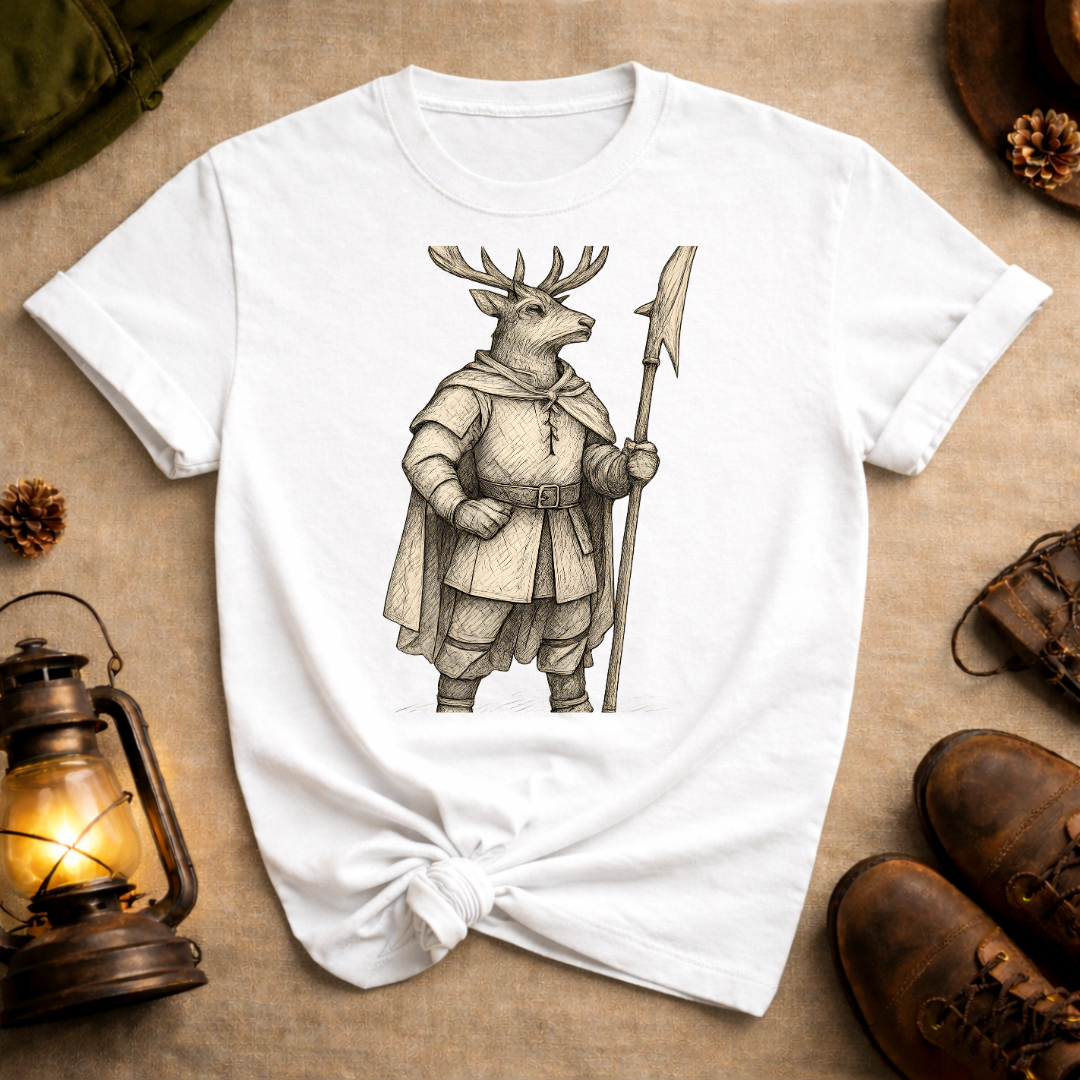 Stag with Glaive T-Shirt