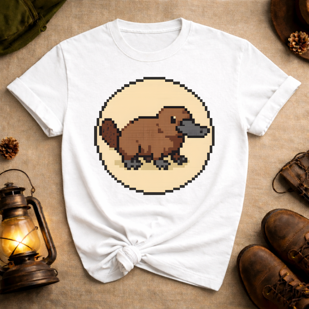 Pixel Art Platypus T-Shirt