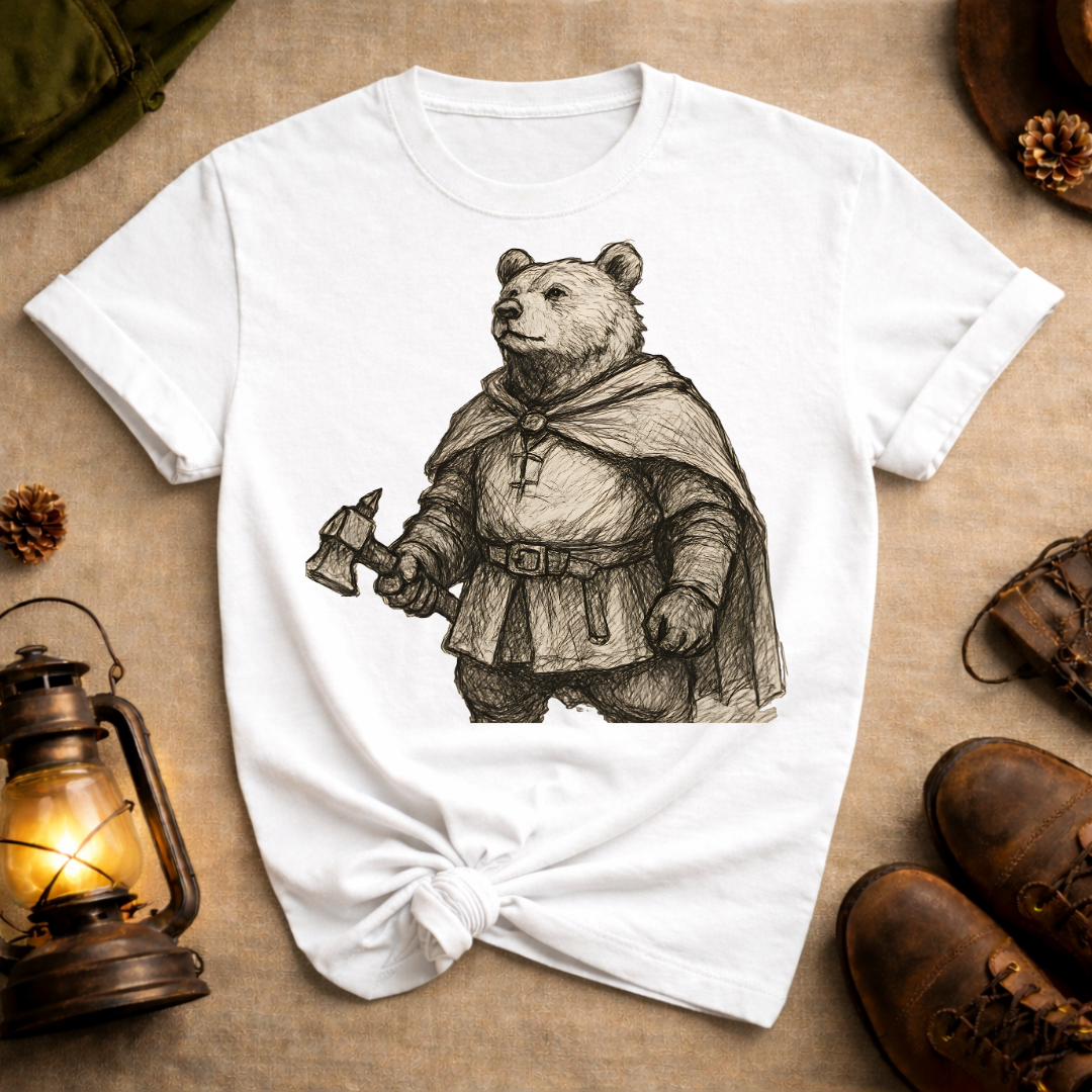 Bear with Warhammer T-Shirt