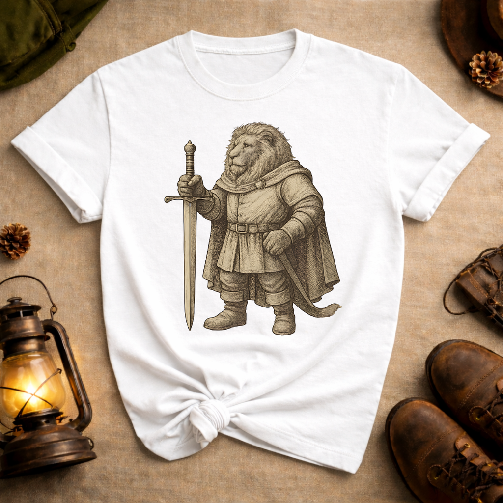 Lion with Broadsword T-Shirt