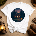 Pixel Art Cabin T-Shirt