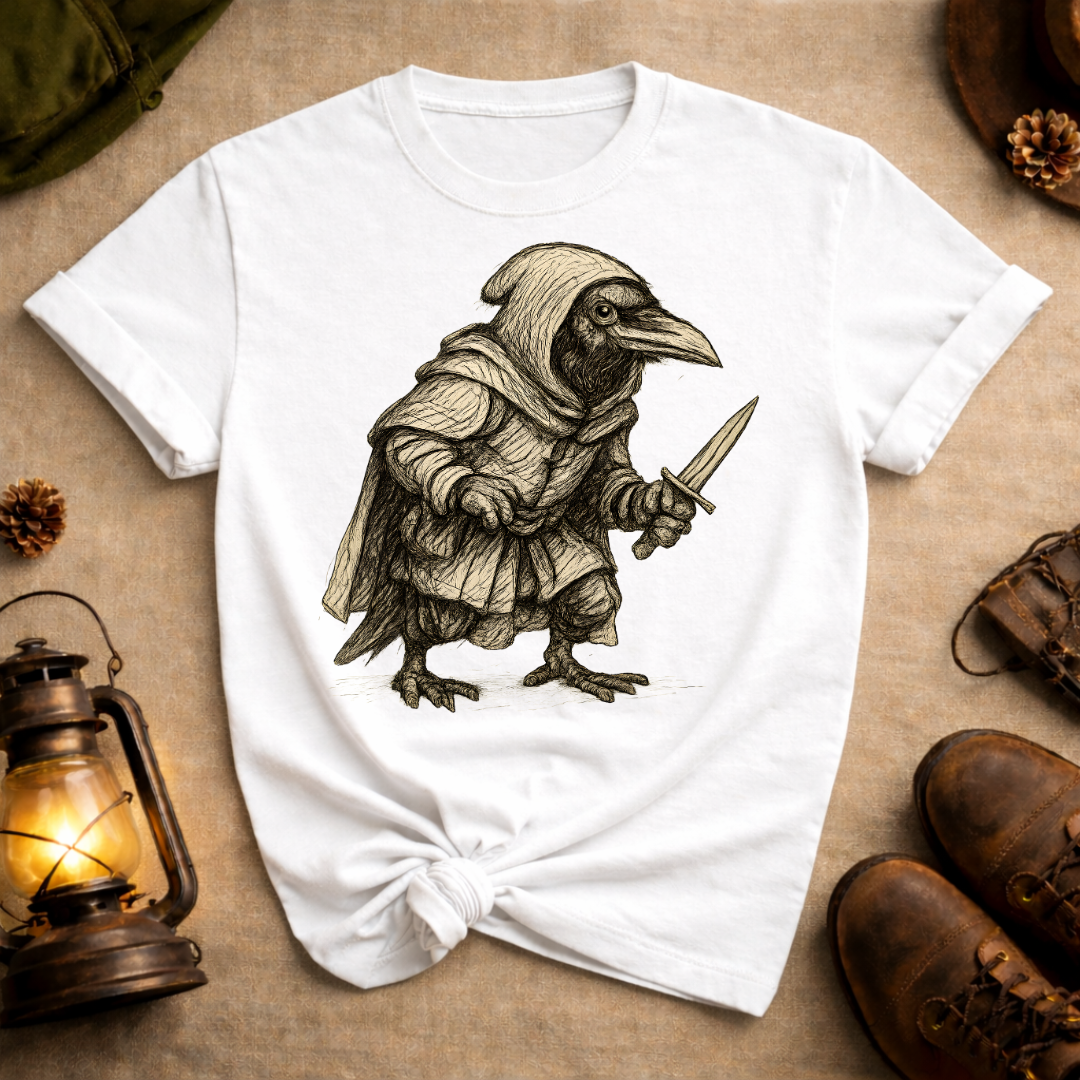 Crow with a Dagger T-Shirt